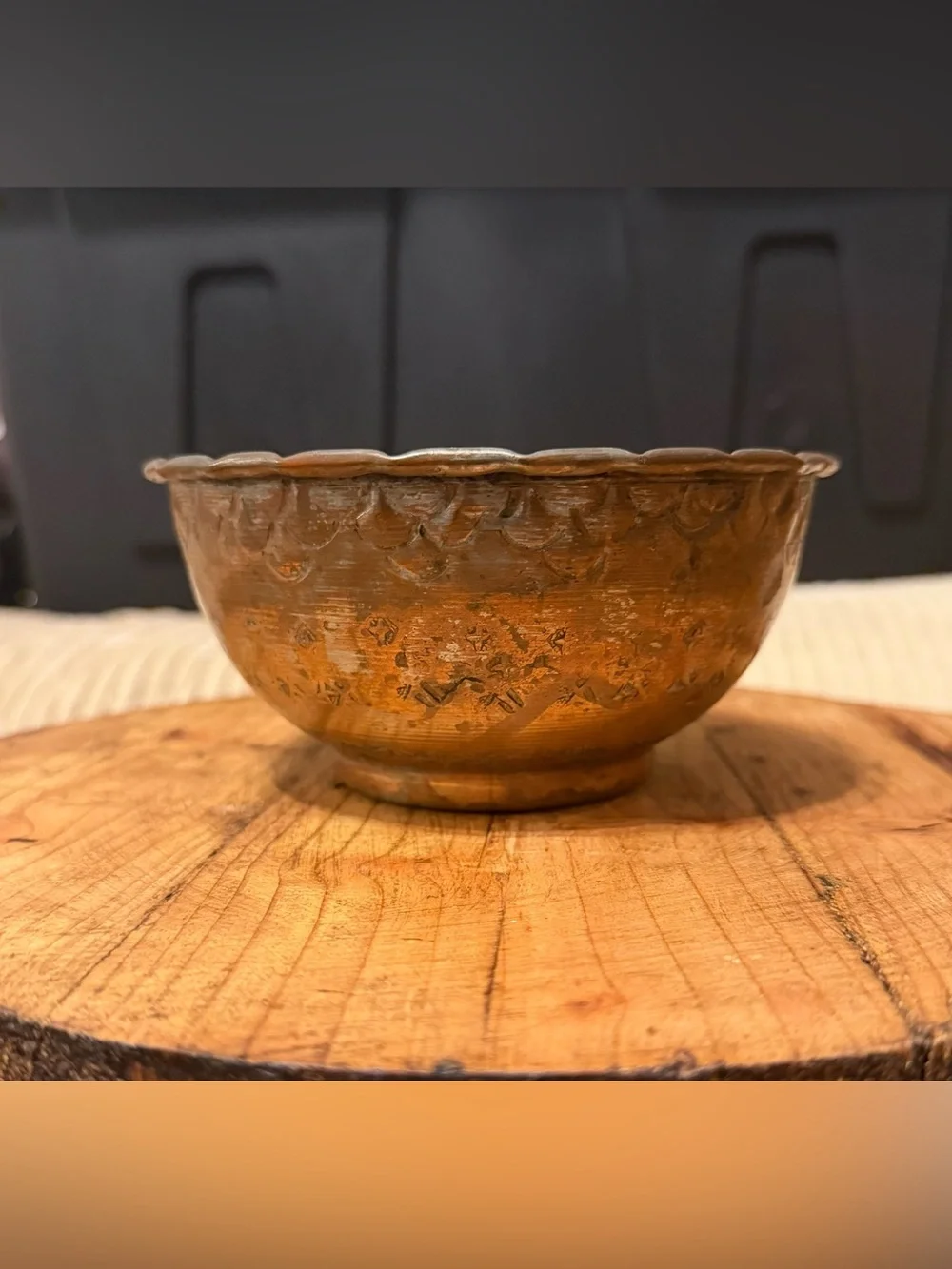 Small Handmade Copper Bowl